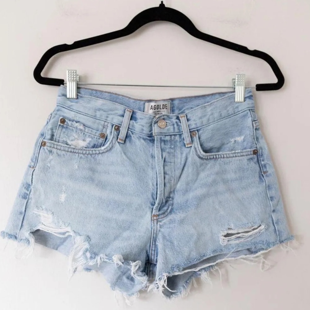 Agolde Parker Vintage Light Wash Jean Short
